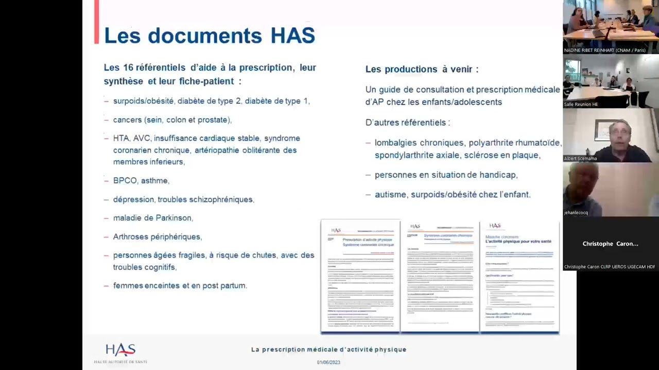 Webinaire Sport Santé
