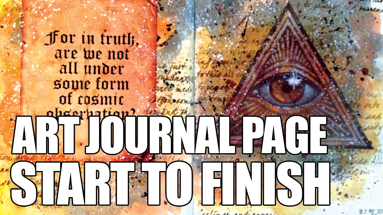 How to: Art Journal Page - Observations