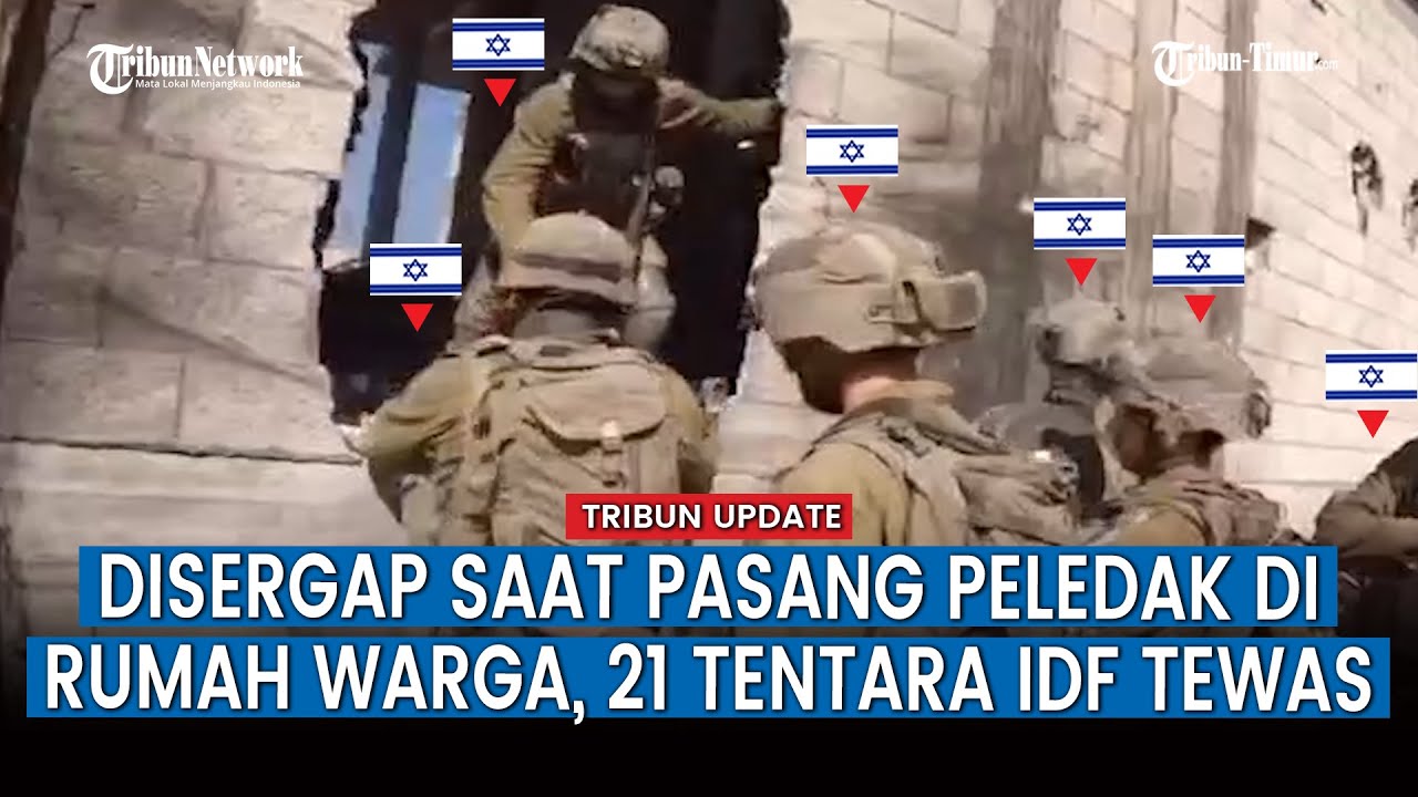 Pasang Alat Peledak di Rumah Warga Palestina, 21 Tentara IDF Tewas Disergap Al-Qassam!