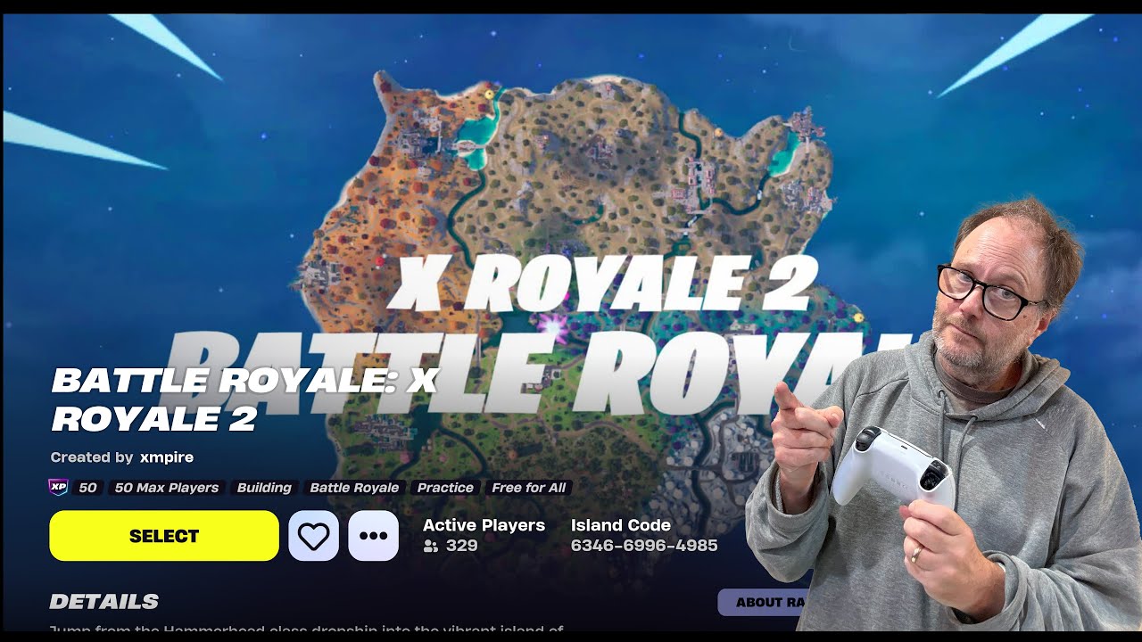 Playing Battle Royale: X Royale 2 | Fortnite Creative Maps