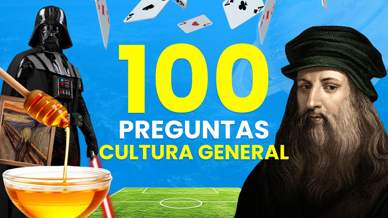 ¿CUÁNTO SABES DE CULTURA GENERAL? 🏯🗼🗽 | 101 Preguntas para aprender de Cultura General 🧠📚