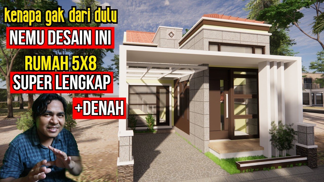 Bangun rumah 5x8 (rumah nyaman di lahan pas pasan)