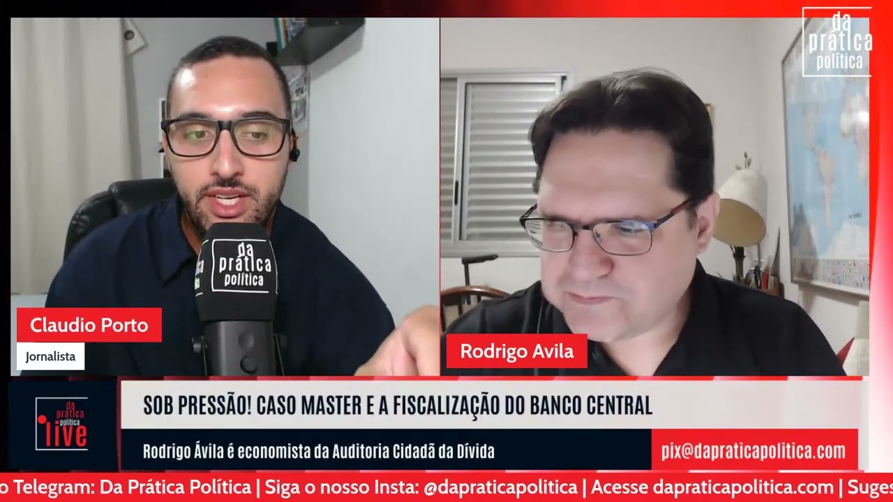 Economista da Auditoria Cidadã da Dívida analisa Caso Master