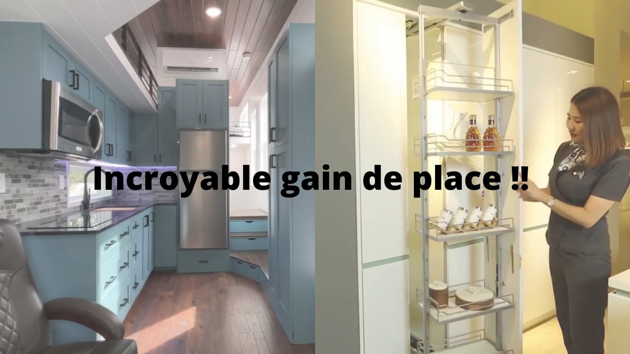 INCROYABLE gain de place ! [Astuces, meubles ing&eacute;nieux, technologie]