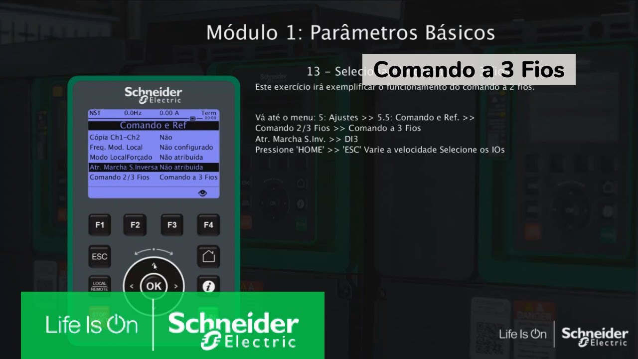 Comando a 3 Fios | Schneider Electric Brasil