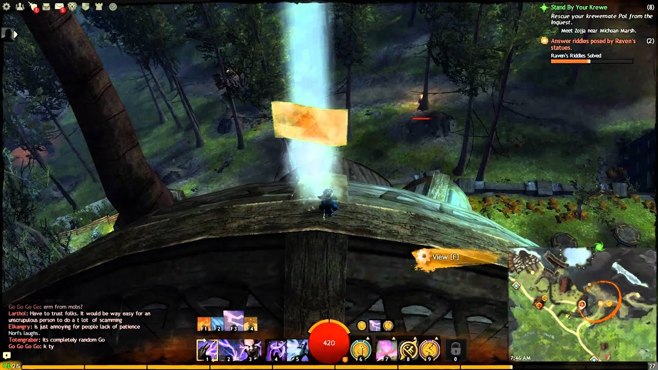Guild Wars 2 - Snowlord's Gate Vista Point (Wayfarer Foothills) (PC)