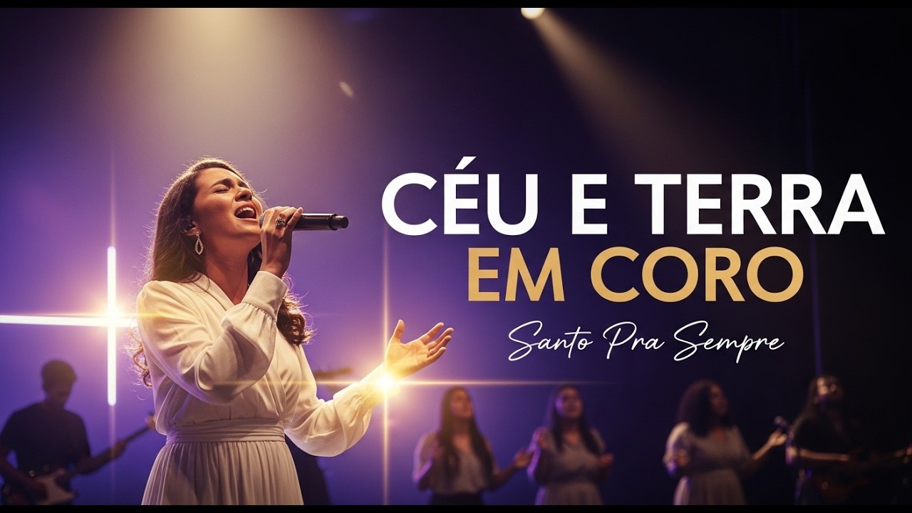 CÉU E TERRA EM CORO — Santo Pra Sempre | GOSPEL WORSHIP
