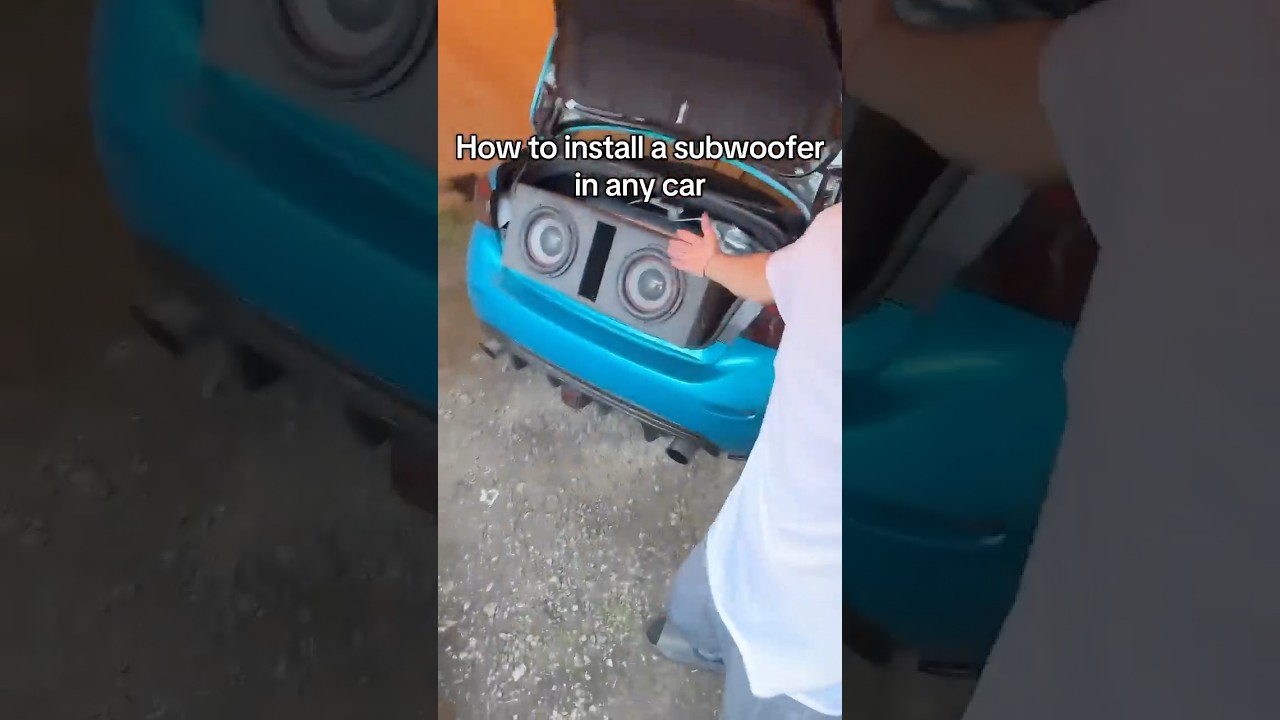 How to install a subwoofer in any car | 2018 Honda Civic
