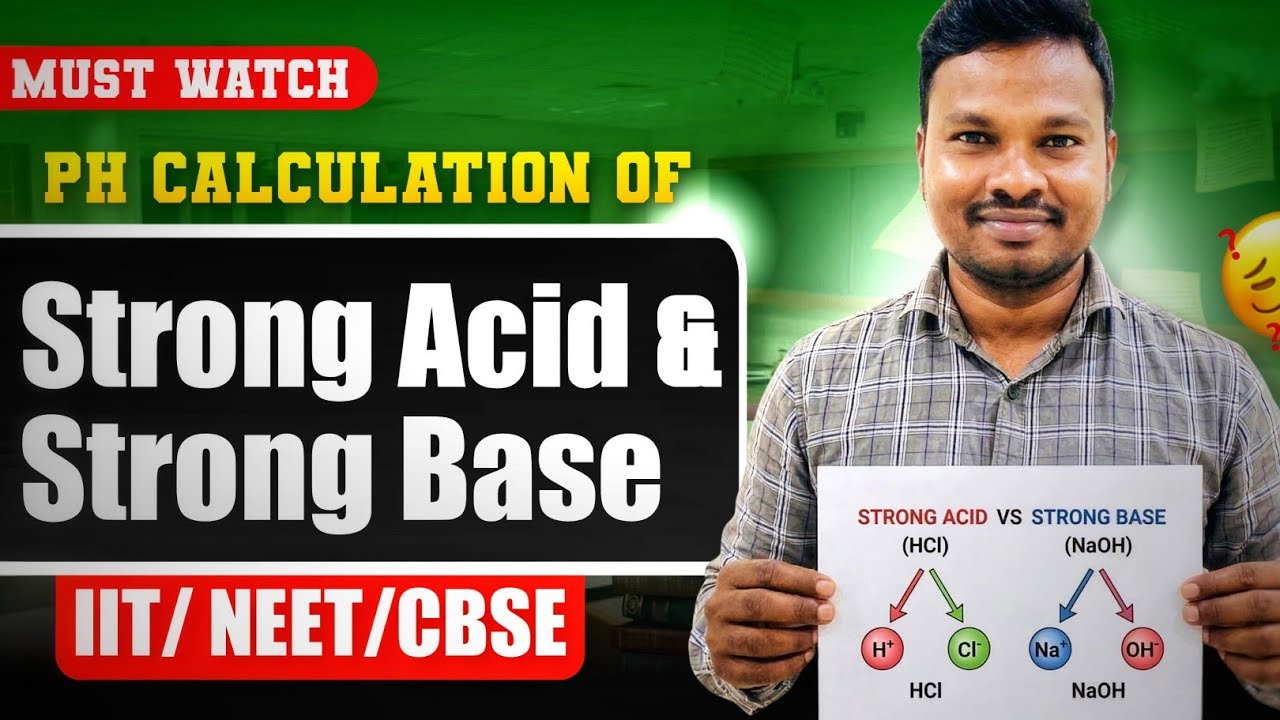How To Find ph of strong acid and strong base