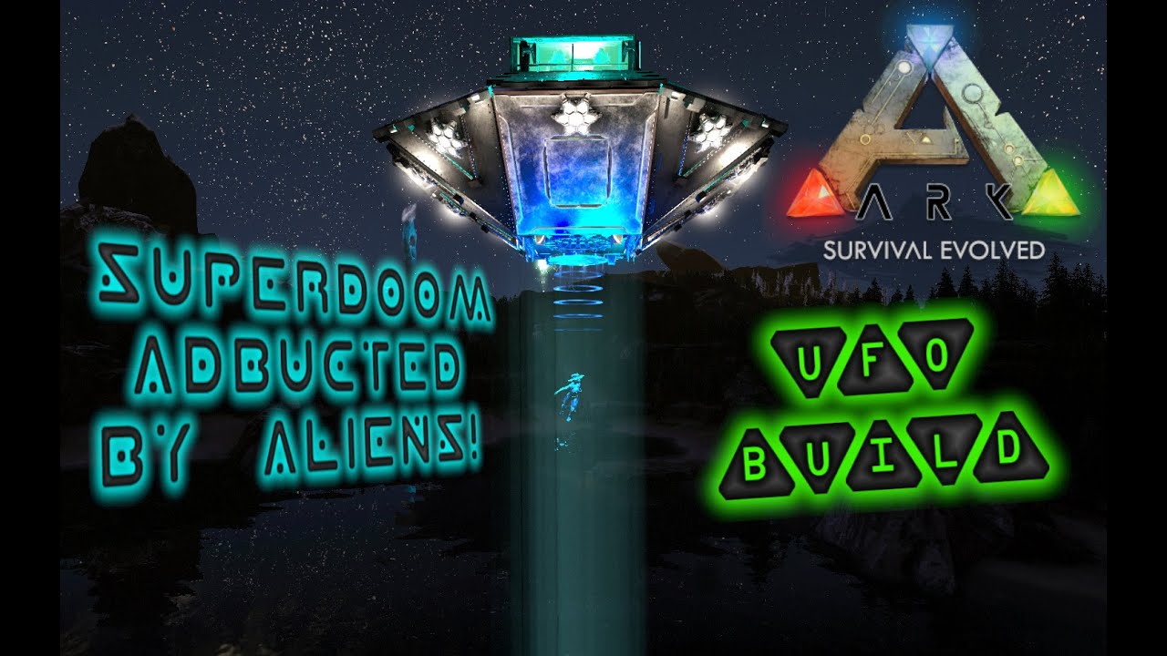 Ark:SE -  SuperDooM Alien Abduction - UFO Build - Floating Floor Foundation