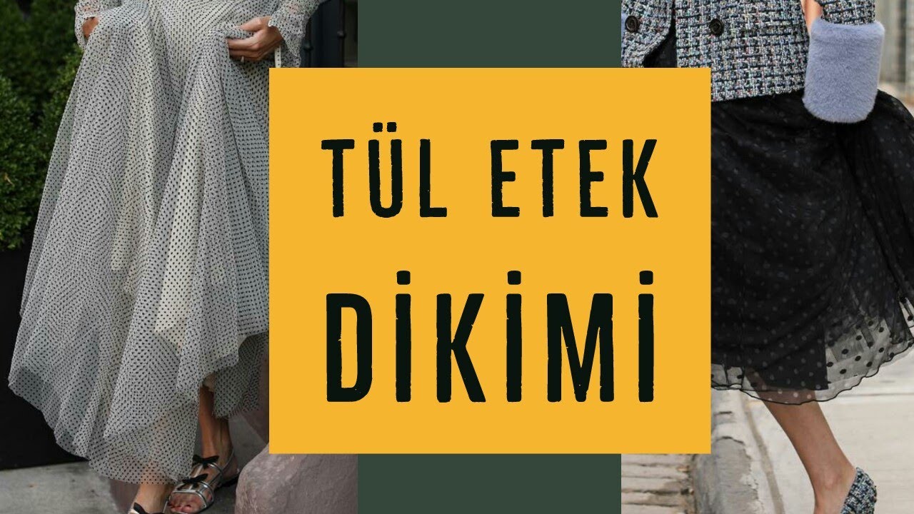 Tül Etek Dikimi | Tulle Skirt Sewing Tutorial | Betül Bayraktar