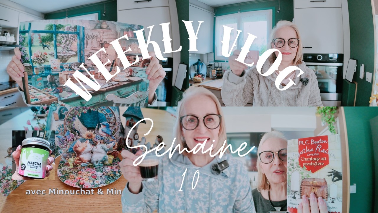 Weekly Vlog N°10 - Gummies, Aliexpress, Puzzle & DP terminés, Recette Sushis 🍣