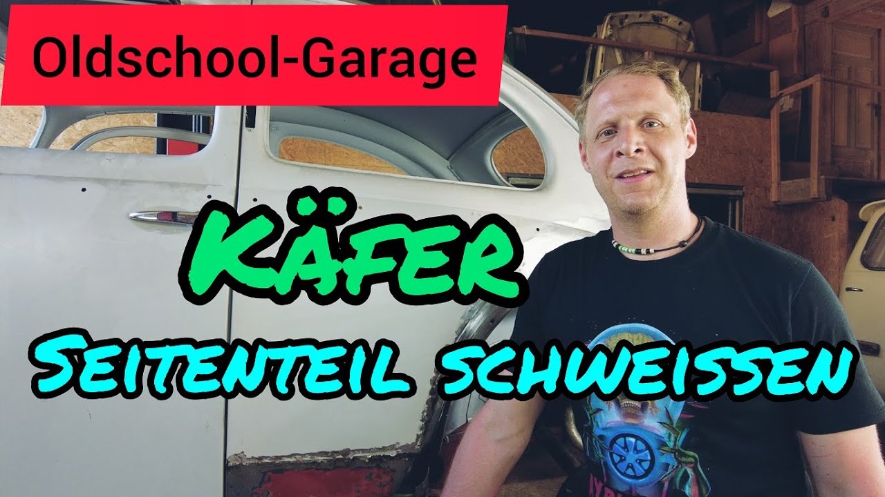 [VW Käfer] Oldtimer Restauration - Seitenteil Reparaturblech anpassen und einschweißen
