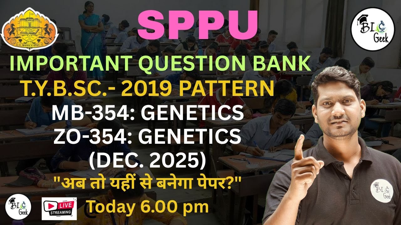 💯 Score 30+ Easily! | T.Y.B.Sc. Microbiology & Zoology| Genetics| IMP Questions | 2019 Pattern