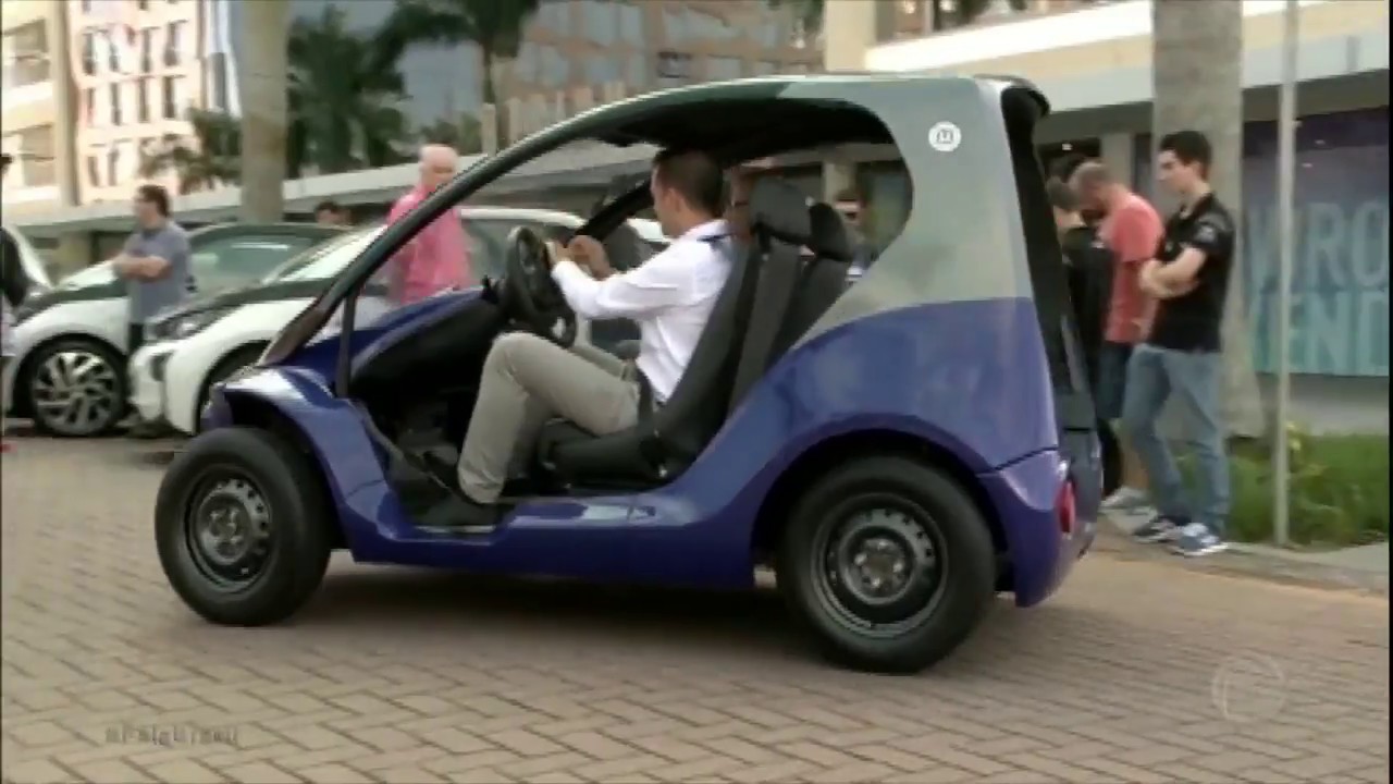 Carro elétrico projetado no Brasil é apresentado