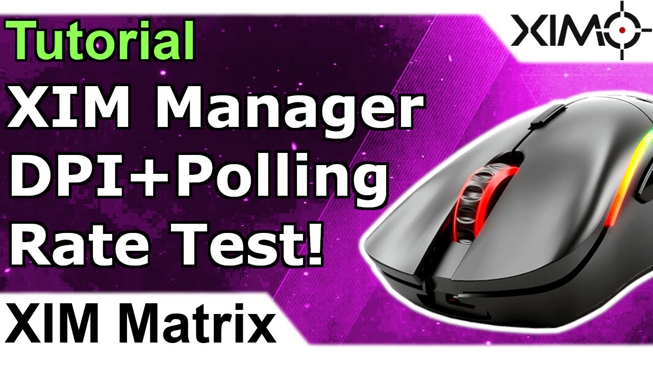XIM Matrix &mdash; лучший способ проверить DPI и частоту опроса мыши