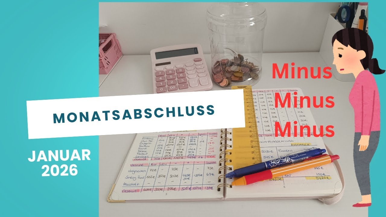 ❄️Monatsabschluss Januar❄️rote Zahlen ? Selbstreflexion🙆🏻‍♀️was war gut & was lief überhaupt nicht?