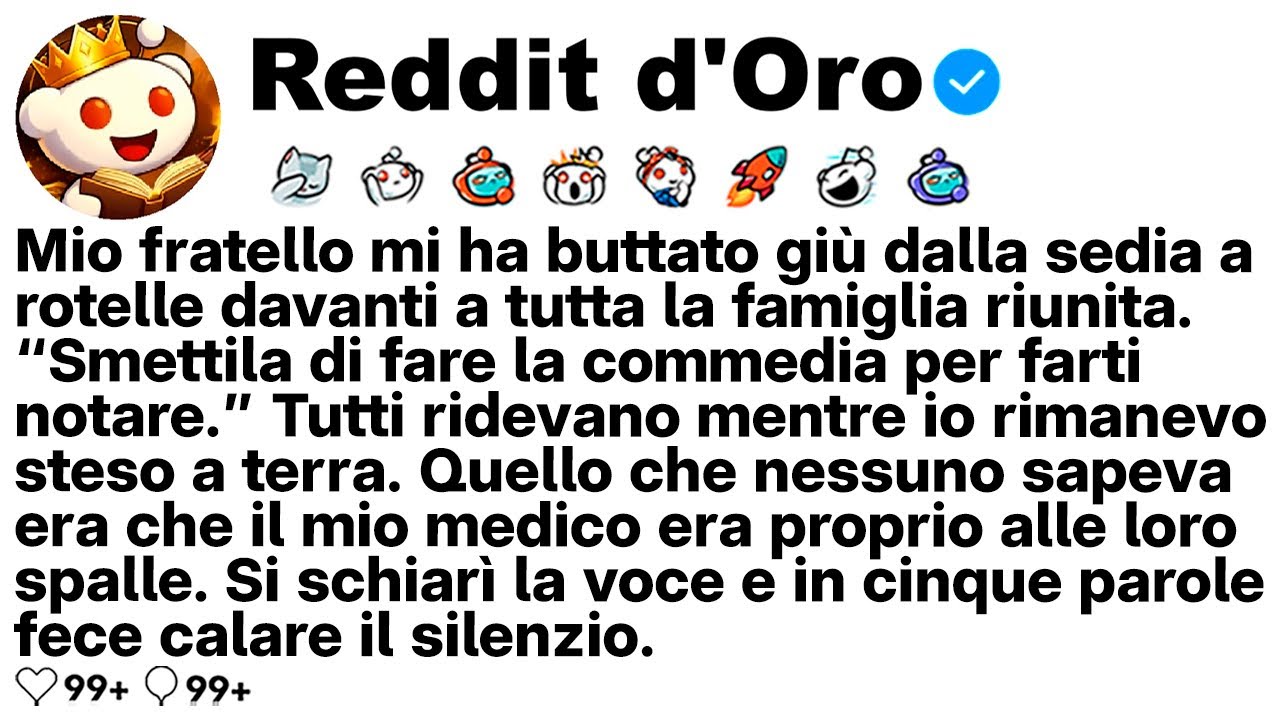[STORIA COMPLETA] Mio fratello mi ha buttato giù dalla sedia a rotelle davanti a tutta la famigli...