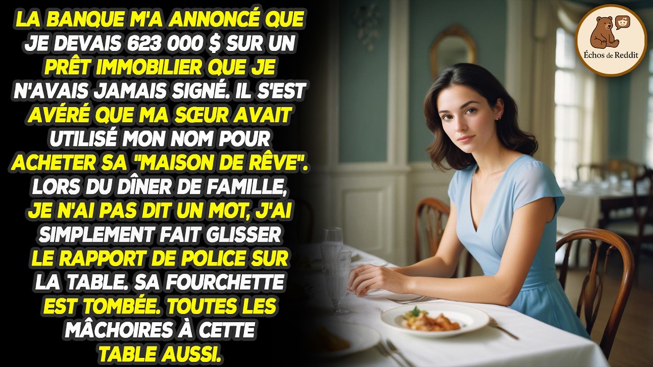 La banque m'a dit que je devais 623 000 $ sur un prêt hypothécaire que je n'ai jamais signé. Il...
