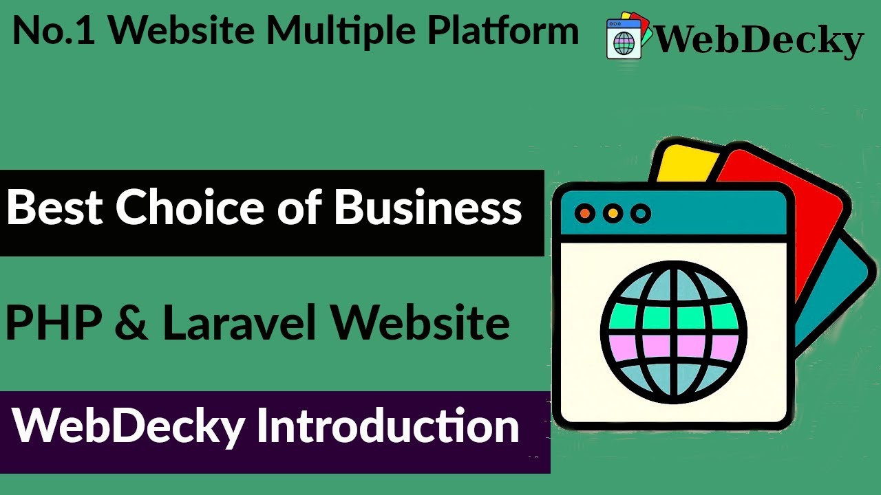 WebDecky Introduction | All-in-One PHP & Laravel Web Tools Platform