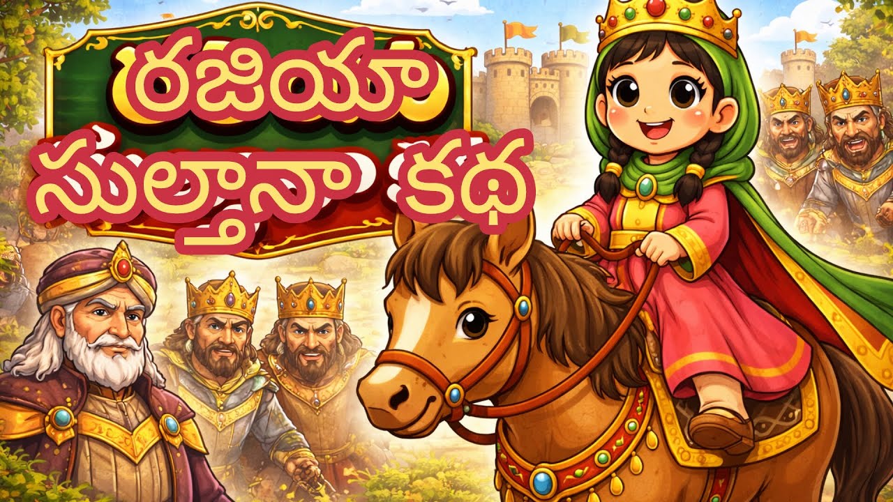 “రజియా సుల్తానా – భారతదేశపు తొలి మహిళా సుల్తాన్ కథ#viral#trending#cartoonstories#neethikadhalalokam 