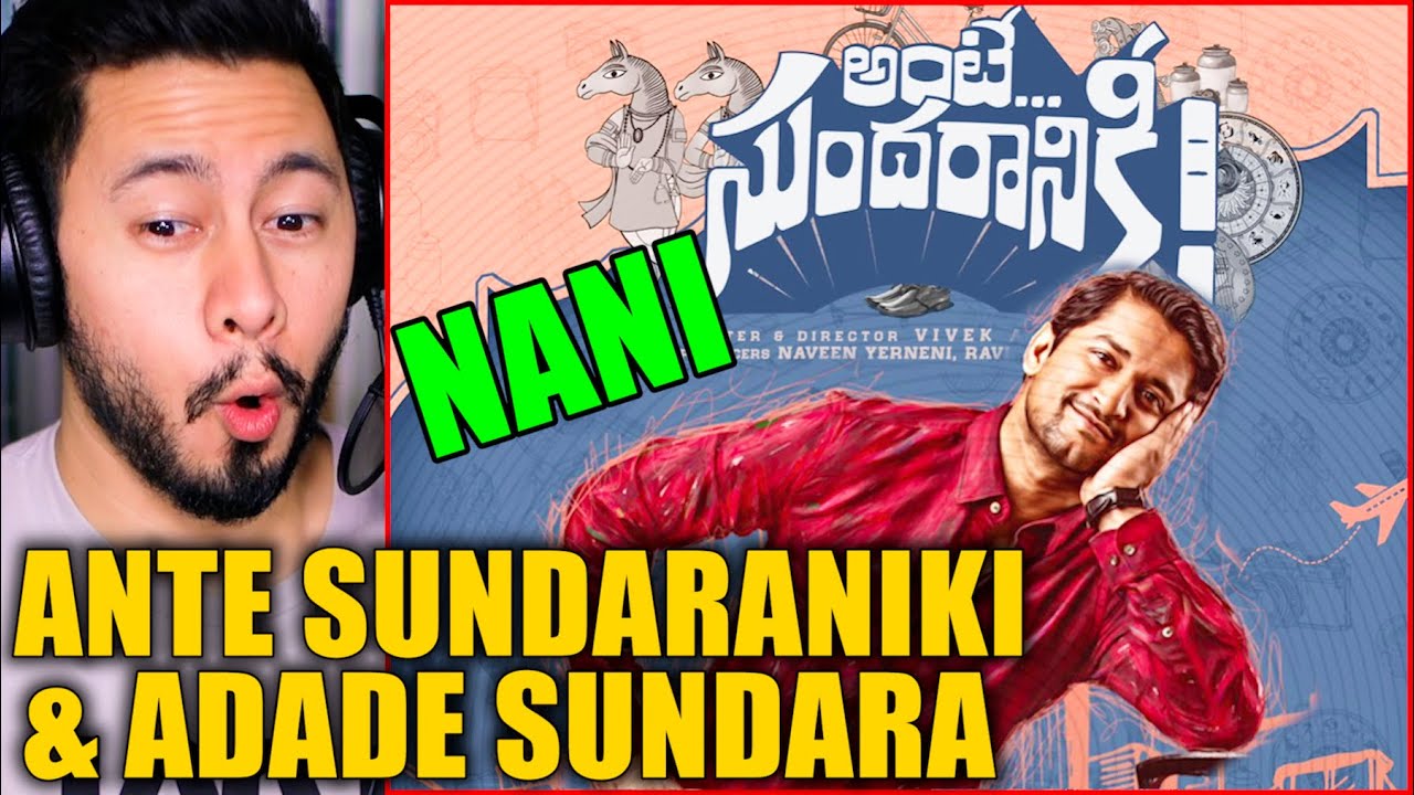 NANI in ANTE SUNDARANIKI (Adade Sundara & Aha Sundara) Teaser Reaction | Nazriya Fahadh