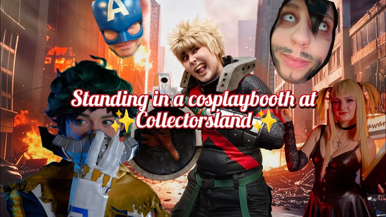 Full weekend cosplay booth at ✨collectorsland✨