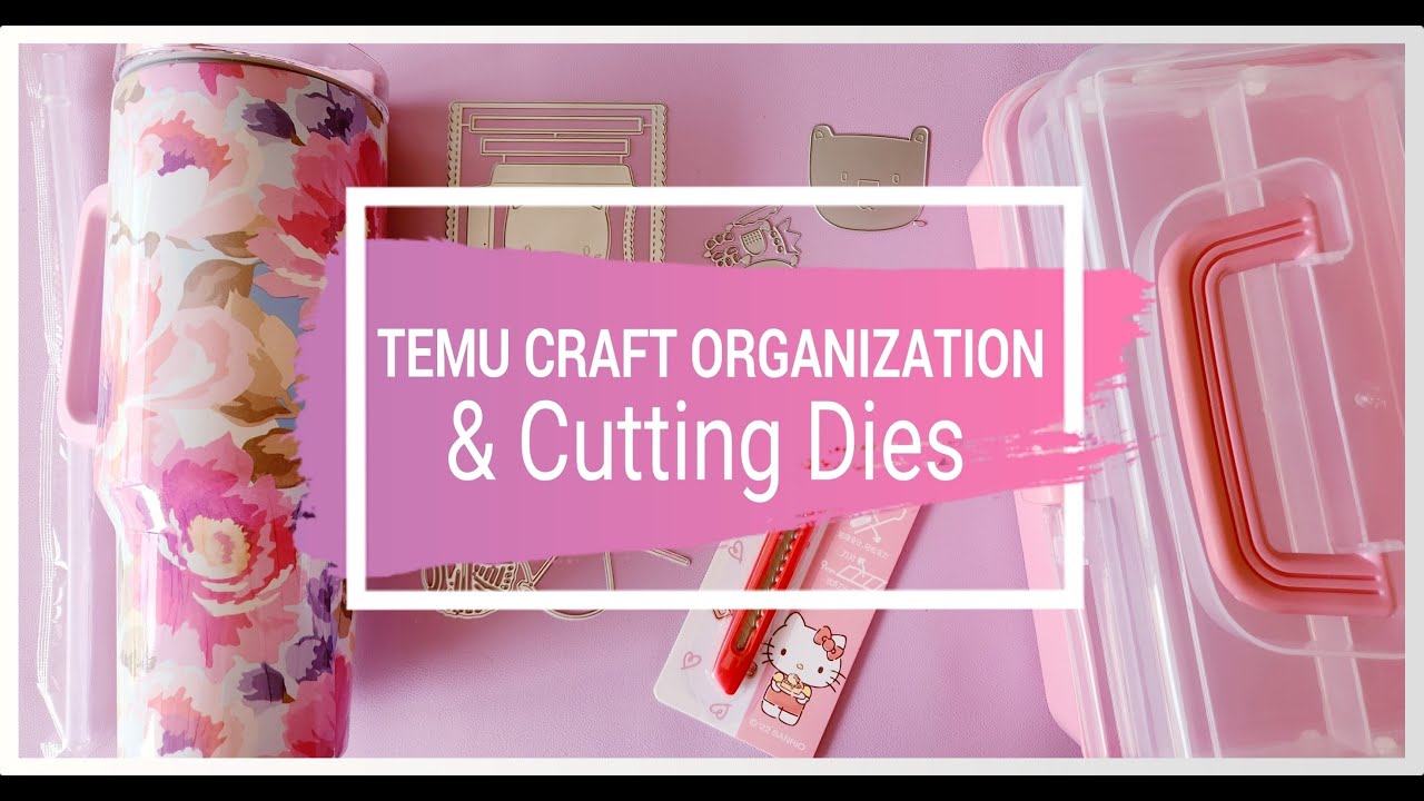 TEMU Craft organization & Dies + GIVEAWAY (NOW CLOSED) + [join7396] to get $100 in Coupons