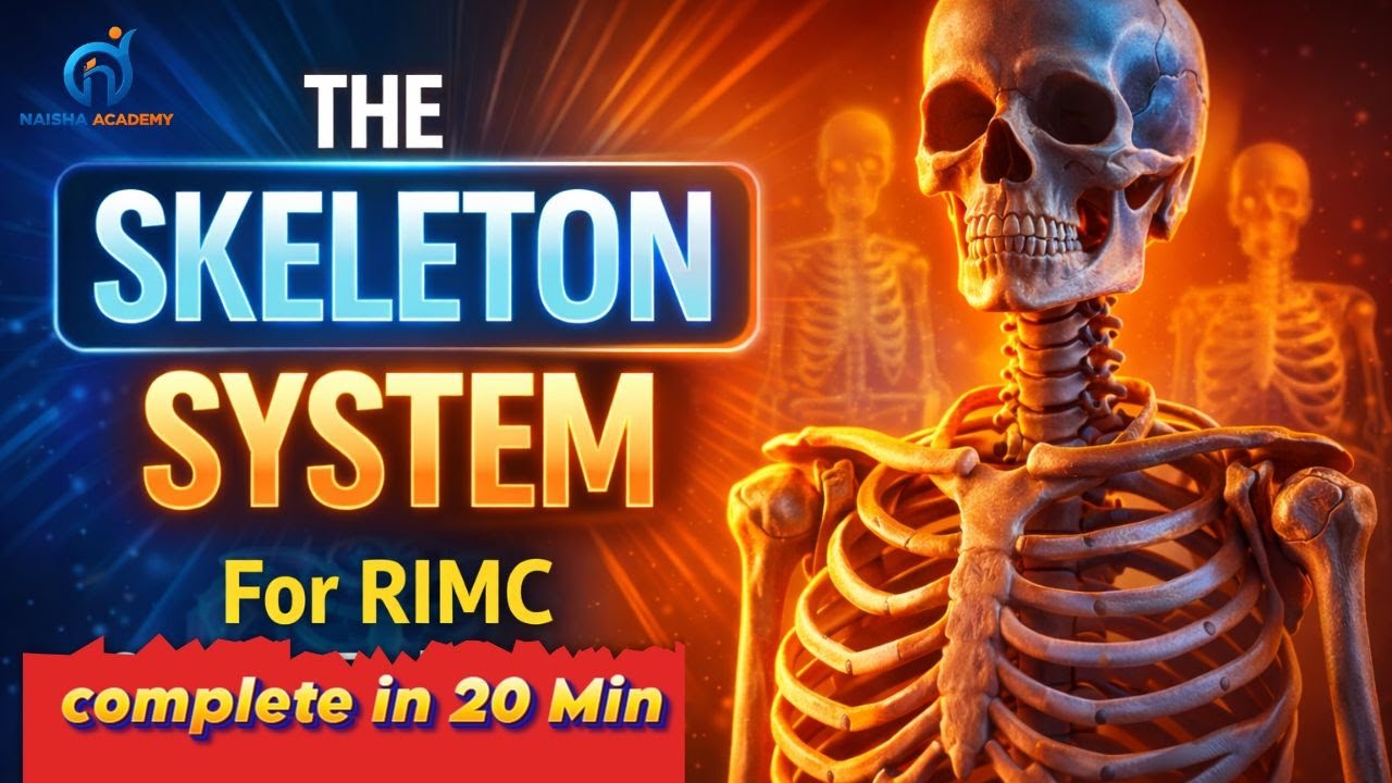Skeleton System Full Chapter Explained 😲 | Bones & Functions in Easy Way