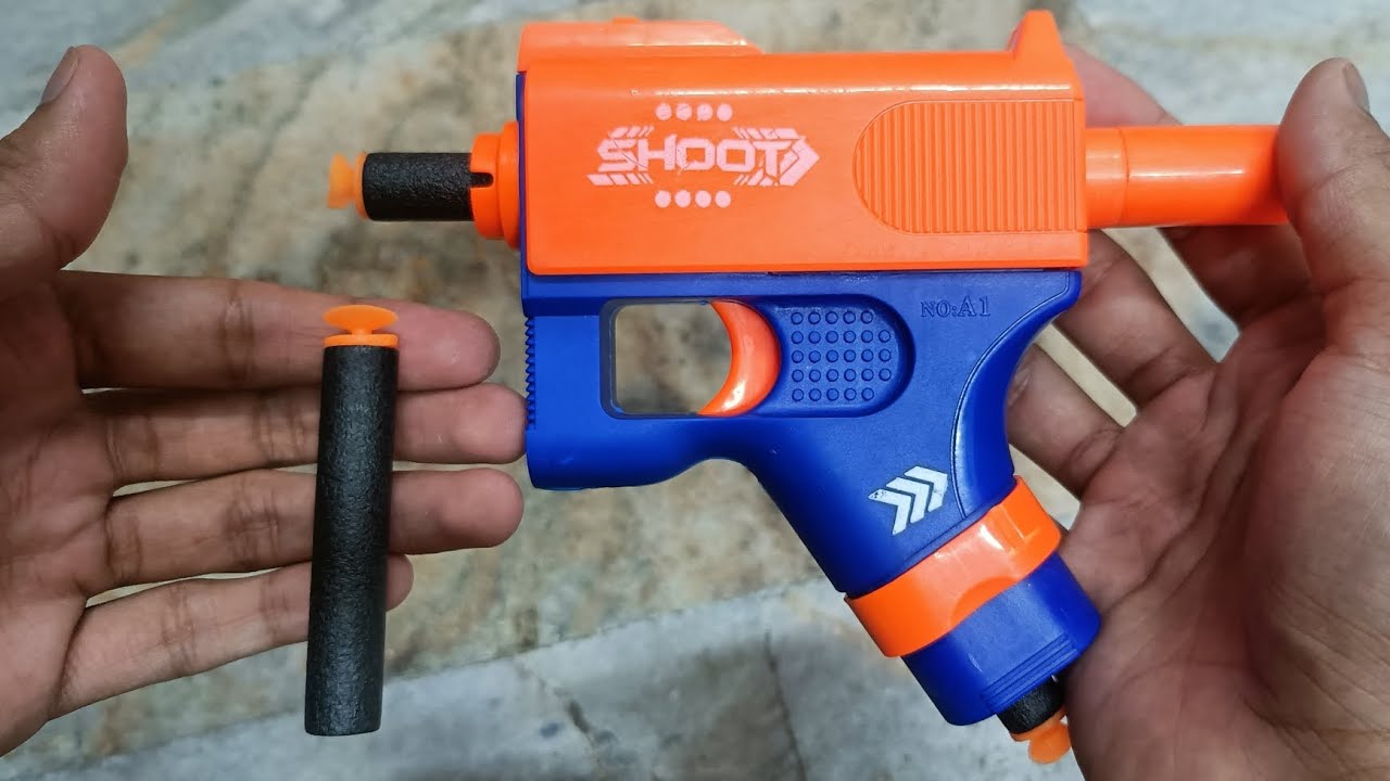 Mini Soft Blaster / Soft Bullet Gun 🔫🔫 #toychannel