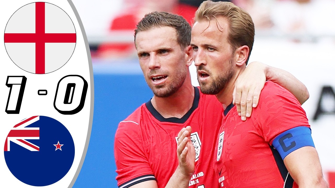 England vs New Zealand 1-0- HL & GoaIs - 2026