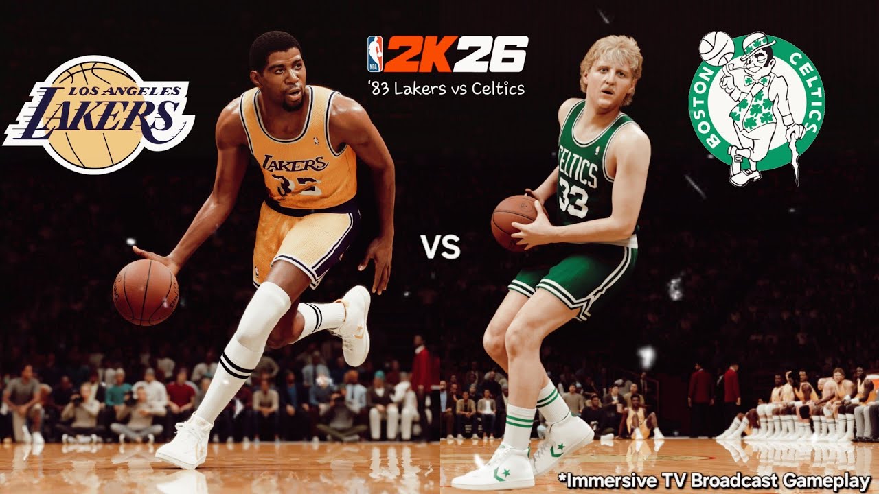 NBA 2K26 | Watch It Like It's 1983! Lakers vs Celtics | Magic vs Bird | Full Gameplay