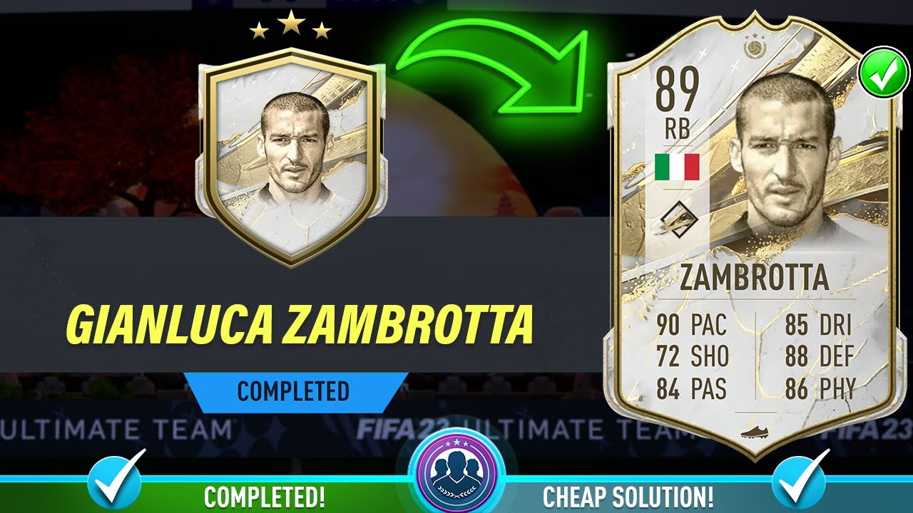 89 Prime Icon Gianluca Zambrotta SBC Completed - Cheap Solution & Tips - Fifa 23