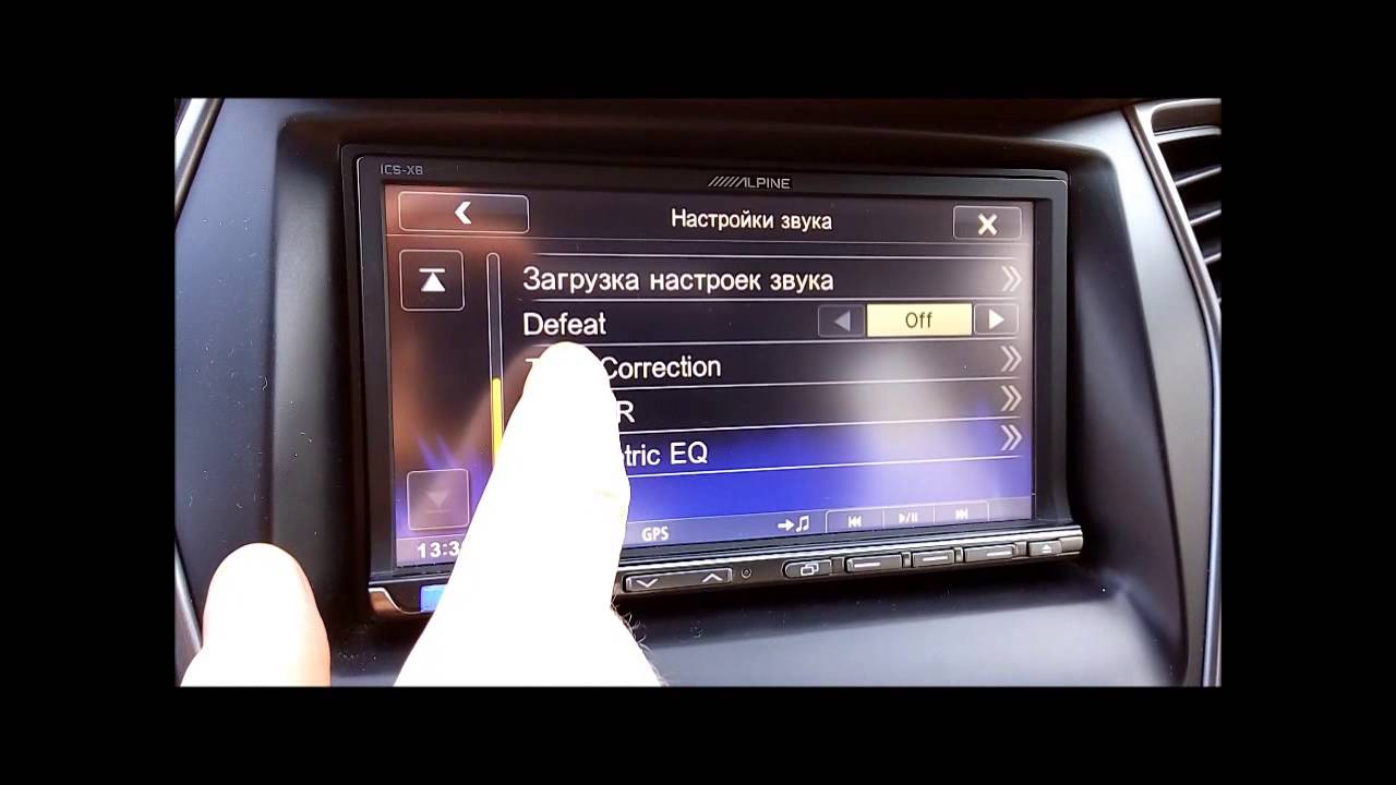 Alpine ics-x8 in Hyundai Santa Fe 3