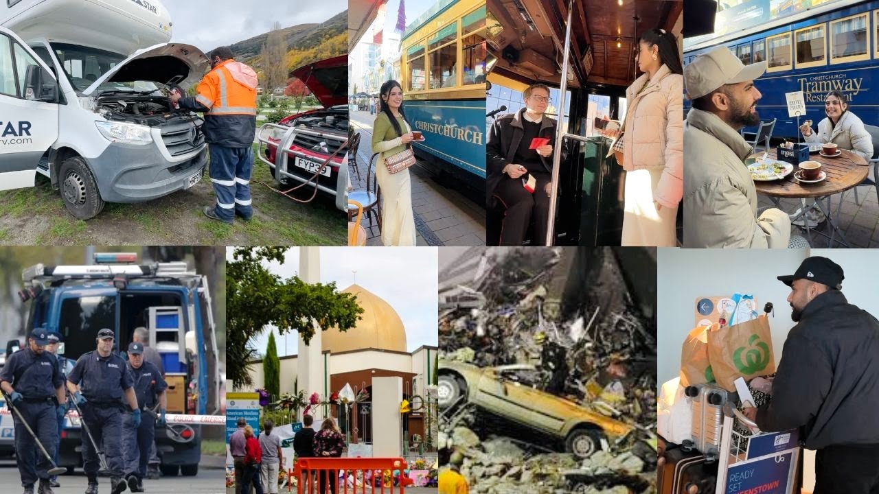 HERITAGE CITY OF NEW ZEALAND 🇳🇿 | LIFE IN NEW ZEALAND | EARTHQUAKE IN CHRISTCHURCH | INDER & KIRAT