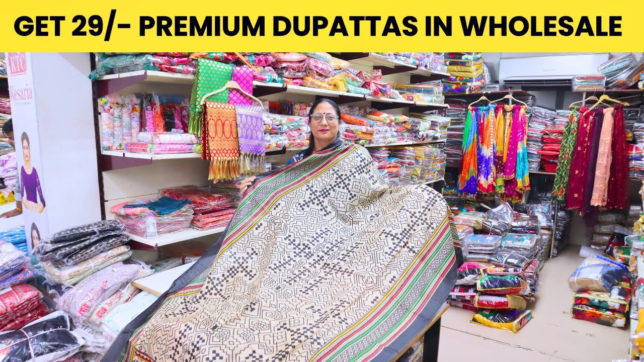 Surat’s No.1 Dupatta Wholesale Spot 🤩 | Dupatta Manufacturer | Dupatta Wholesale Market