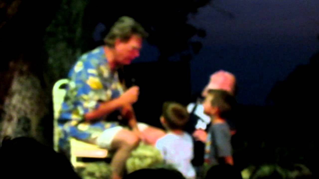 Greg Russell under the tree at Hilton Head