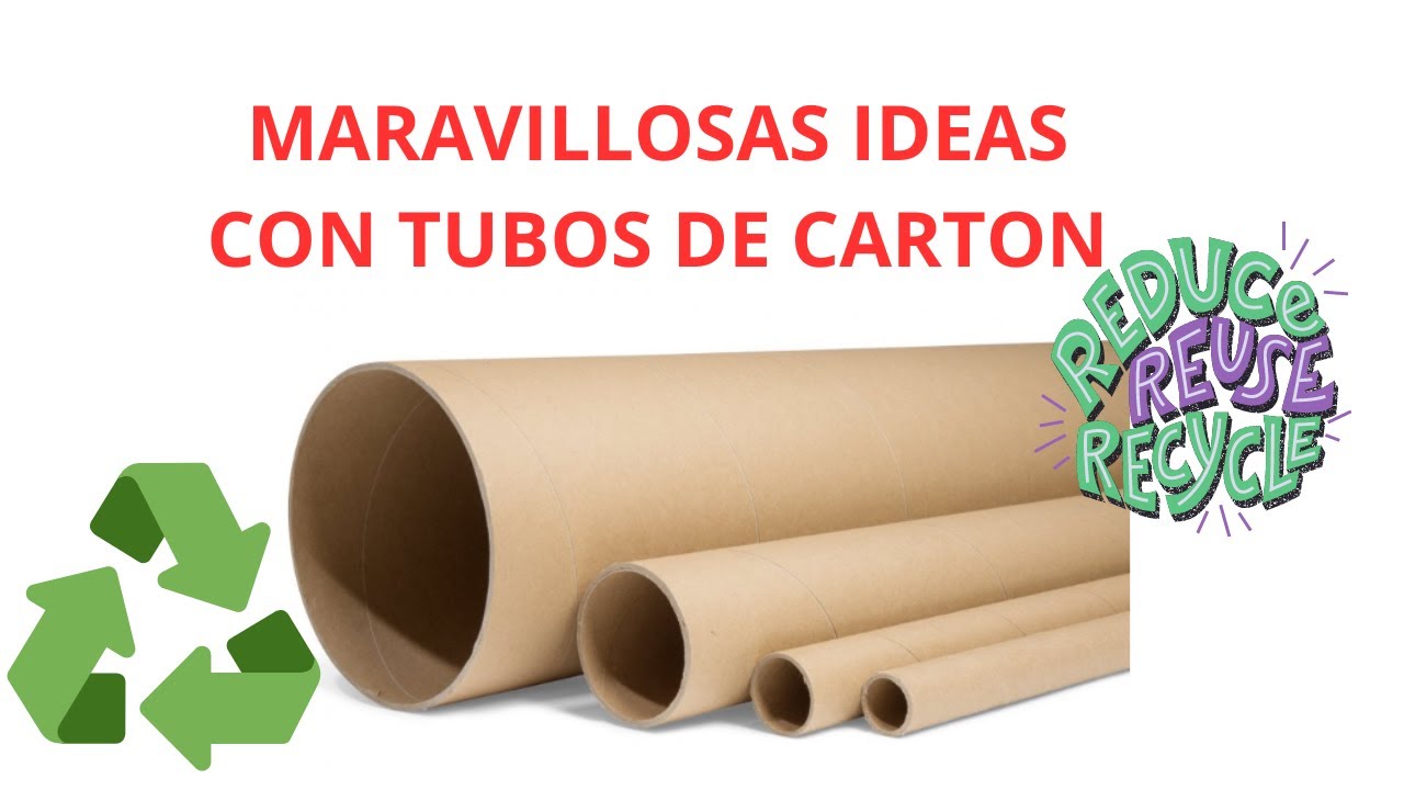 Maravillosas ideas con tubos de carton ♻👍✅