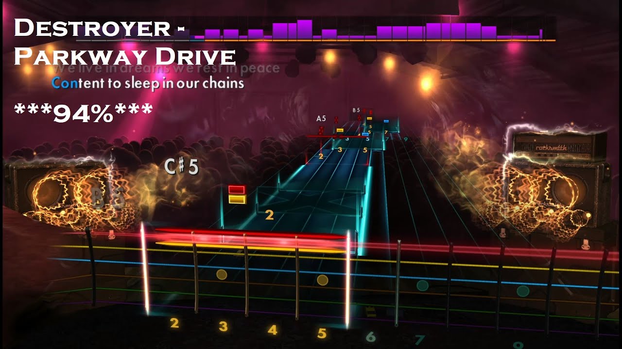 Destroyer - Parkway Drive (94%) | Rocksmith CDLC Playthrough