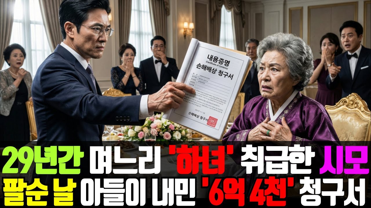29년 며느리 하녀 취급하다 6억 청구서 받은 시어머니 ㅣ고부갈등 ㅣ참교육 ㅣ시니어사연