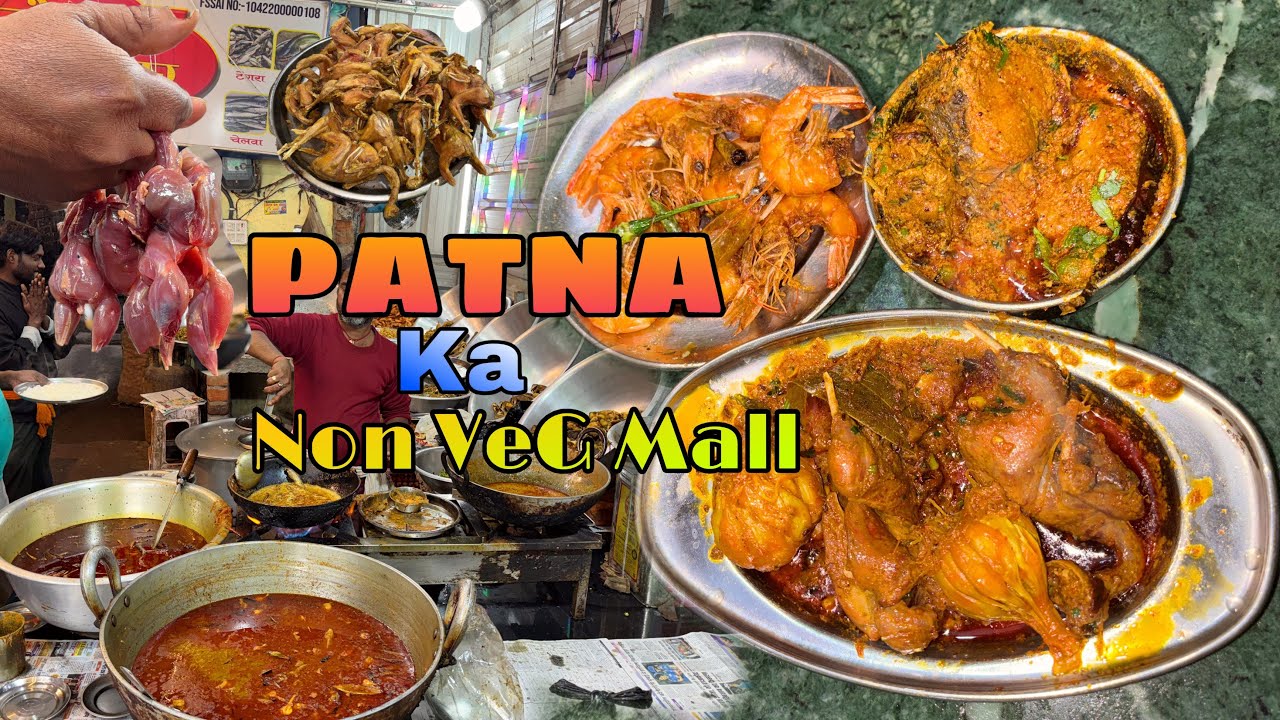 Ye Hai Patna Ka Non Veg Mall||Mutton,Chicken,Bater Ya Fish Sab Milta Hai Yaha||Foodie Parinda