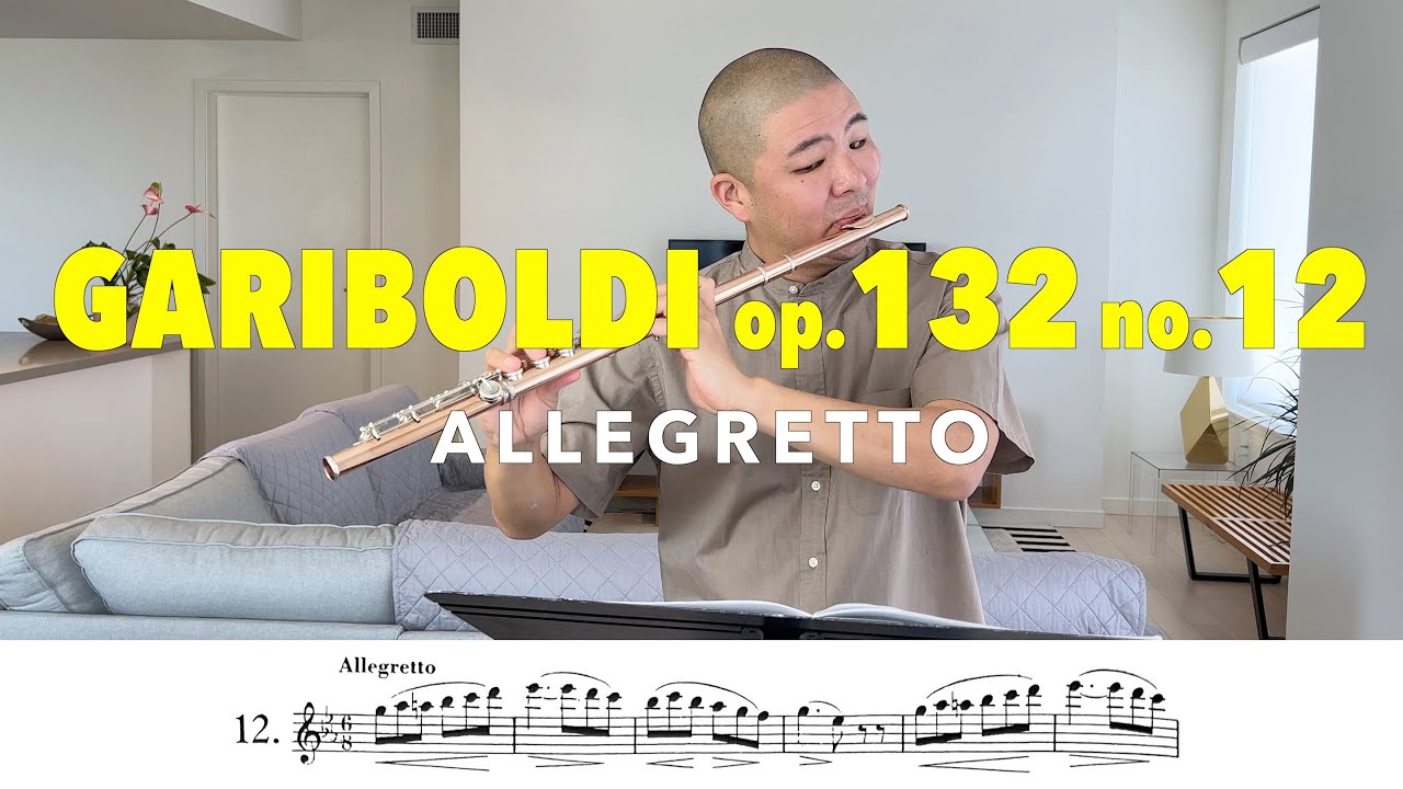 Gariboldi Op. 132 #12 Flute Etude 