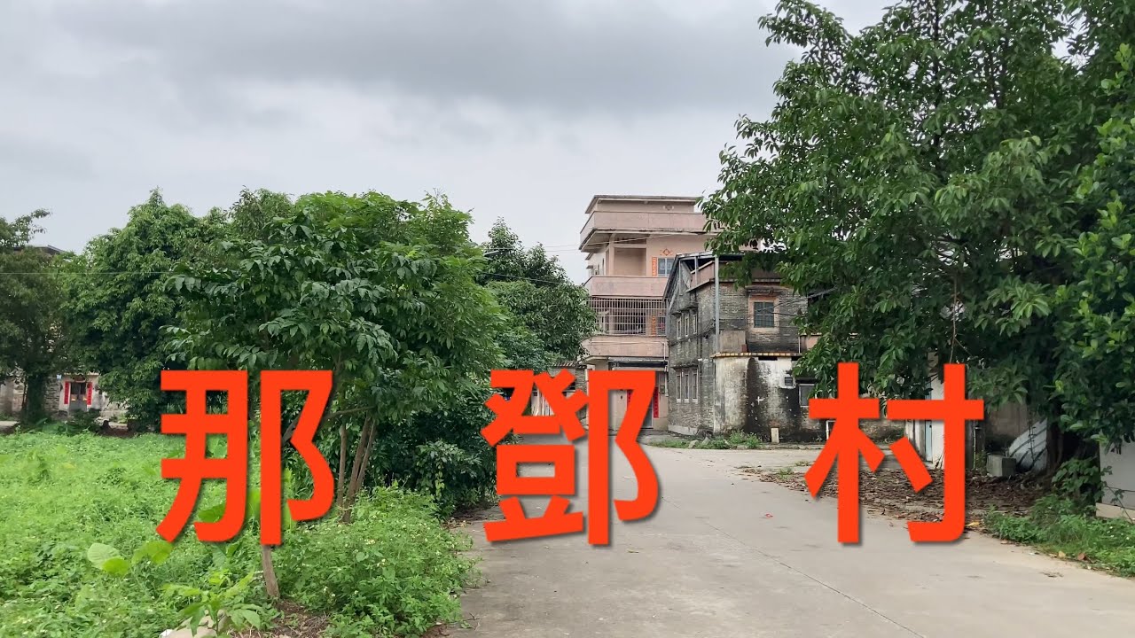 江門市新會區：拍攝新会司前鎮的那鄧村。李氏鄉村，這村比較多外地人在這工作生活，普通話通行，本地人熱情，民风淳朴，看看那鄧村的风貌！