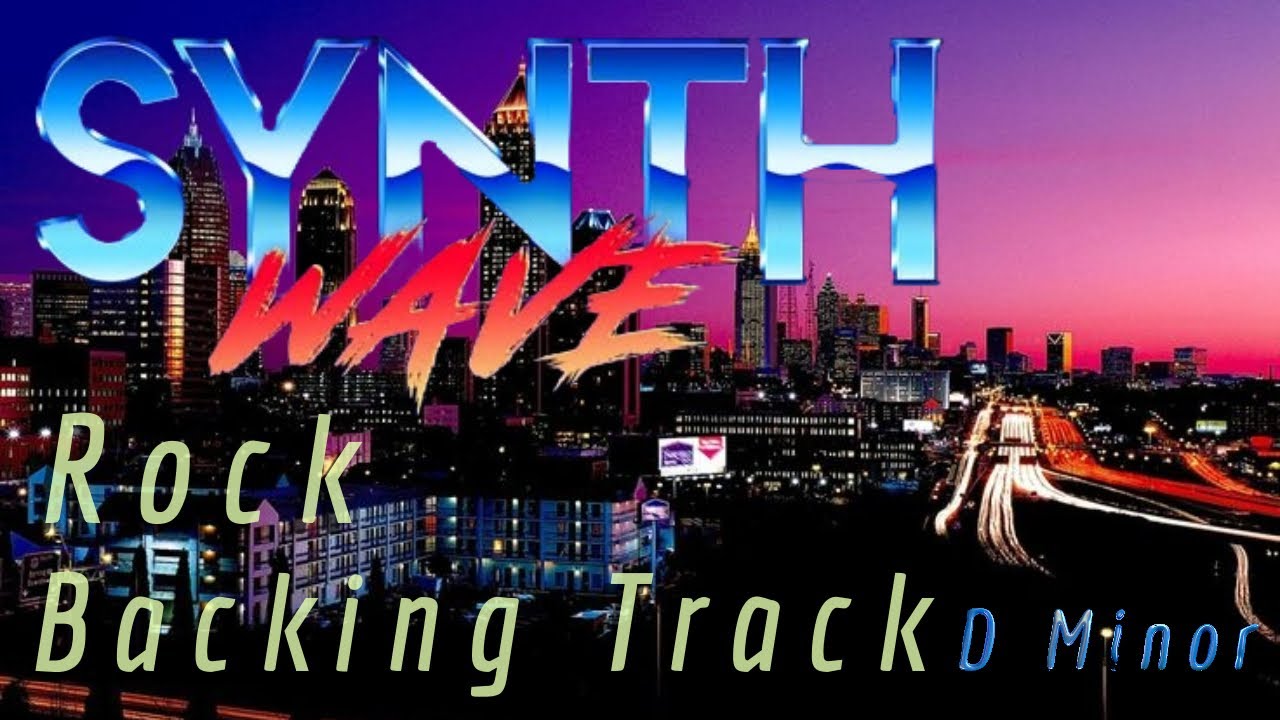 Sky View - Synthwave Rock Backing Track D Minor