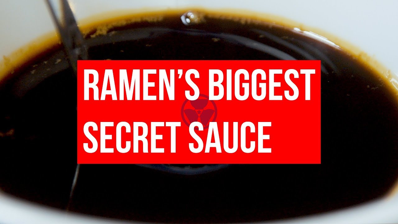RAMEN CULTURE: How to make RAMEN TARE SAUCE video