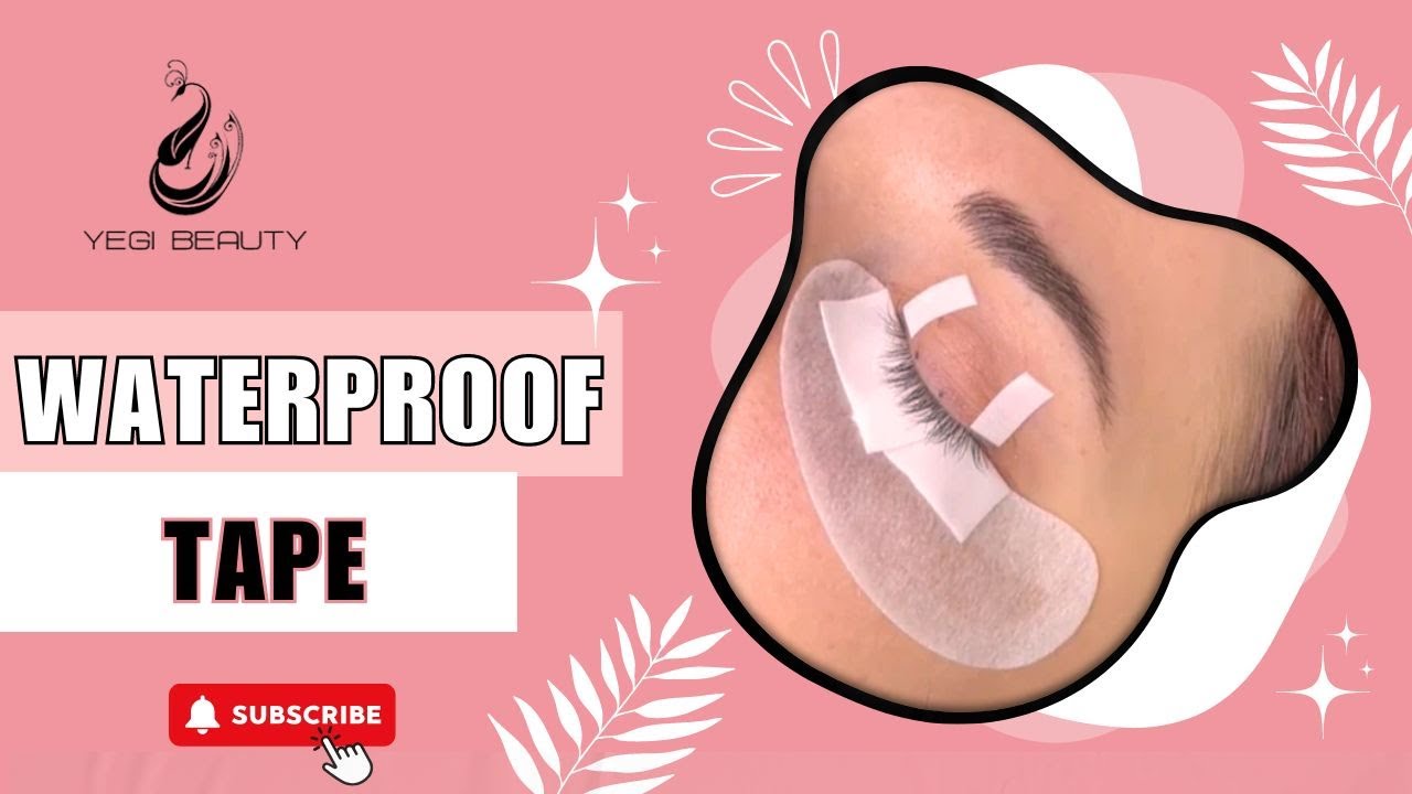 Best Way to Wash Client Lashes When They Are Wearing Makeup | Waterproof Tape for Eyelash Extensions
