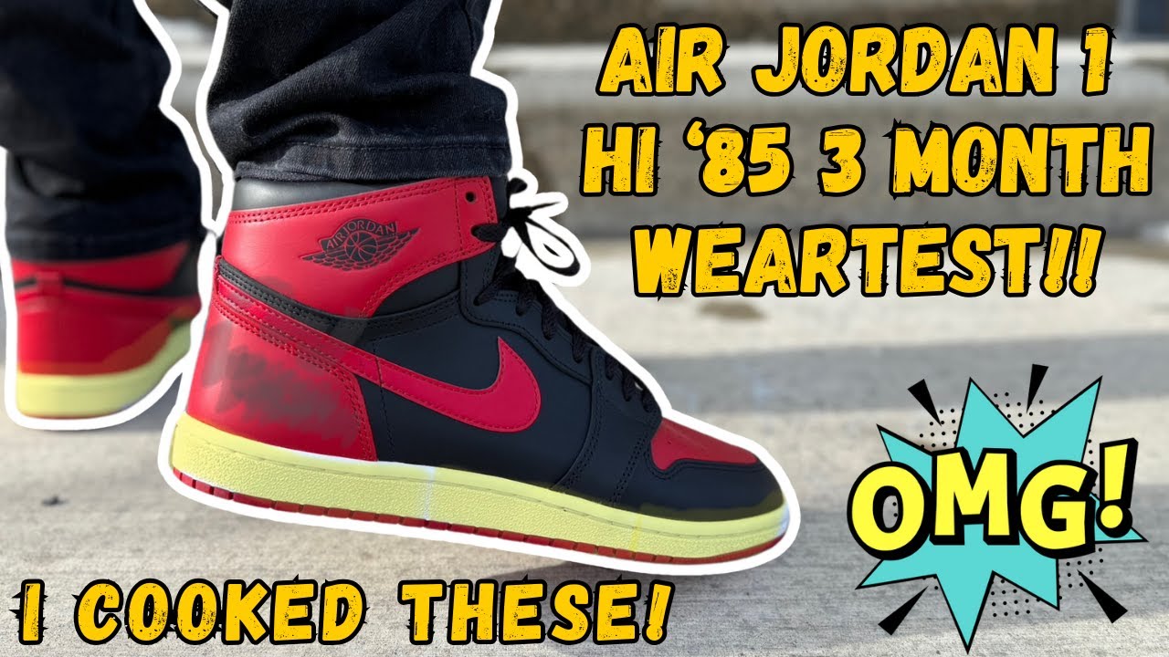 Air Jordan 1 Hi '85 3 Months Of Wear - I Cooked Them!!