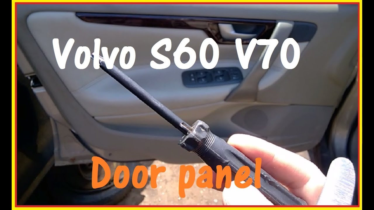 Снятие дверной панели Volvo S60 V70 XC70 2001-2009