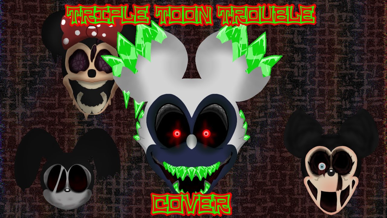 [ FNaTI x Friday Night Funkin' ] Triple Toon Trouble (Triple Trouble but FNaTI characters sings it)