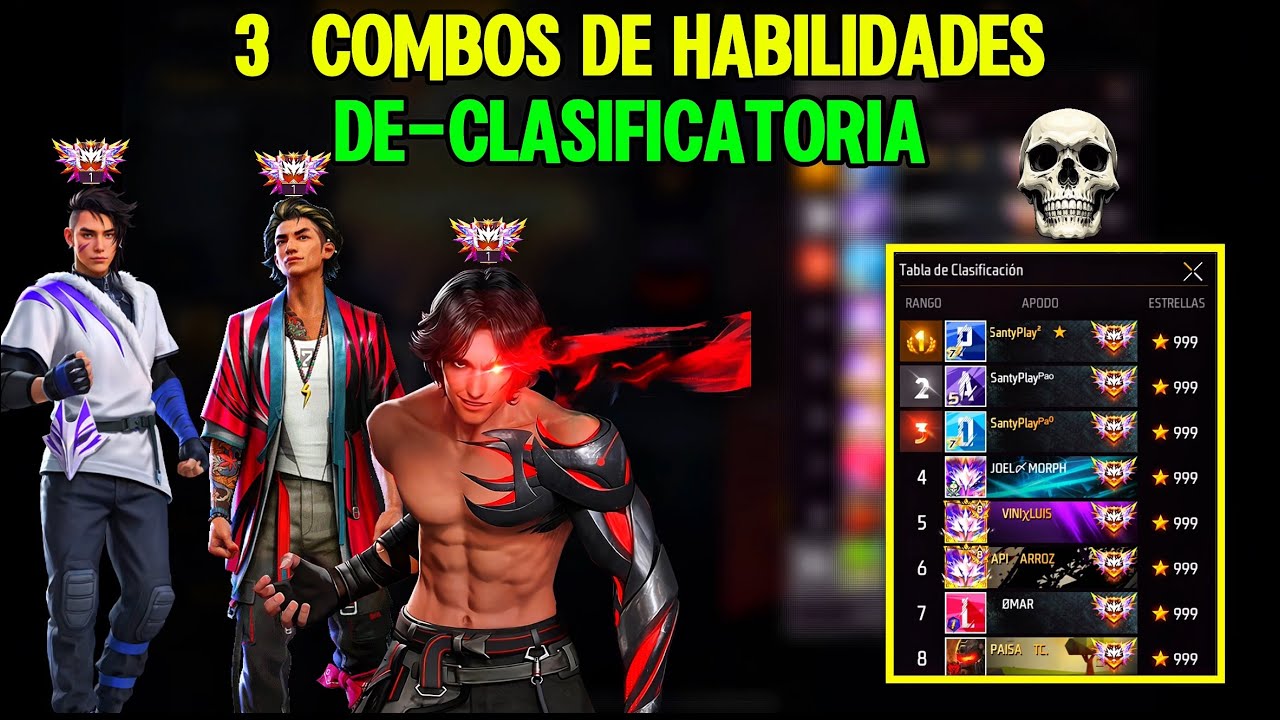 TRES *MEJORES* COMBOS de HABILIDADES para DUELOS DE ESCUADRA CLASIFICATORIA/ GANARAS MUCHAS ESTRELLA